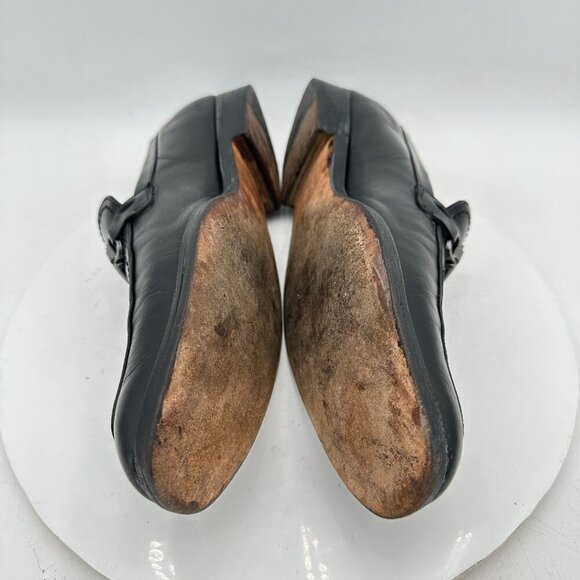 Salvatore Ferragamo Men Size 8.5D Black Leather Horsebit Loafer Dress Shoes - Picture 7 of 11